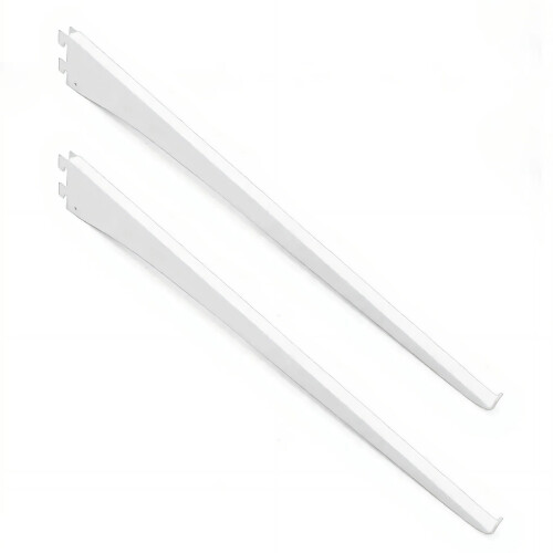 Carbon Steel Shelf Bracket Replacement Strong Shelf-White 36 cm