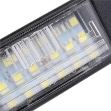 10 StüCke Auto 18 Leds Kennzeichenbeleuchtung Kunststoff für Qashqai X-Trail Juke Primera Helle Led Nummernschildbeleuchtung