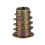 60 Pieces M6x 15mm Hexagon Socket Screw Thread Insert Nut for Wood 3