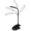 LED Reading Lamp Touch Sensor, USB Rechargeable Clip Light, 3Level Dimmable EyeCaring Gooseneck 3