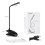 LED Reading Lamp Touch Sensor, USB Rechargeable Clip Light, 3Level Dimmable EyeCaring Gooseneck 5