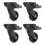 4Pcs Practical Quiet Wheels For Suitcases Easy To Install 1