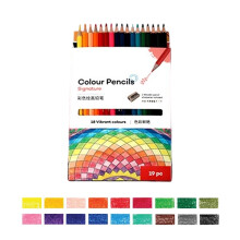 Professional Wooden Drawing Pencils Oil Based Colored-18 colors