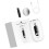 Powerful Pedicure Tool For Hard Skin Removal 3 Speed-White 1
