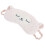 Comfortable Sleep Mask Plush Sheep Eye Cover for Sleeping Use 3Pcs Elastic Strap 1