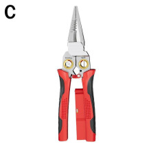 (Red 8 in 1) 7in1 / 8in1 Super Easy Multi-function Wire Stripping Pliers