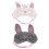 Rabbit Sleeping Eye Mask Plush Sleep Masks for Home Use 4Pcs 1