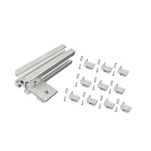 10 stuks aluminiumlegeringen profielplanksteun voor 202-20 mm