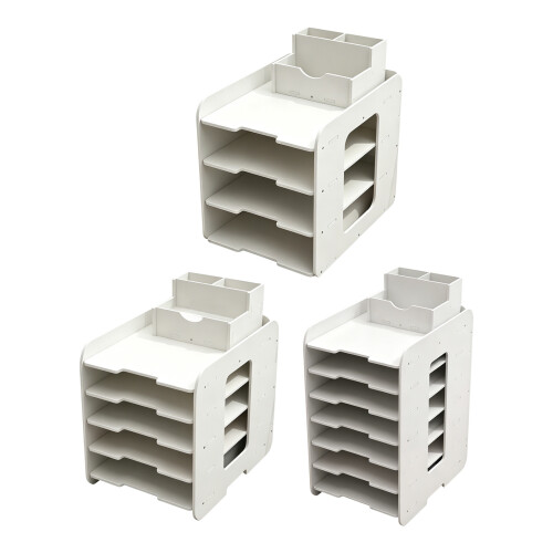 Ruimtebesparende PVC bureau-maporganizer met-vijfde verdieping 1