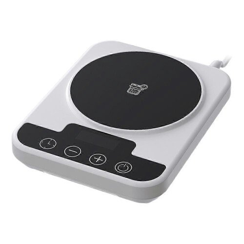 (White) Timed Multi-stage Adjustment Fermentation Base Heating Warming Cup Coaster