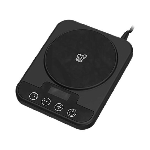 (Black) Timed Multi-stage Adjustment Fermentation Base Heating Warming Cup Coaster