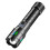 Strong Light Flashlight Telescopic Zoom White Laser with High-Capacity Battery 1