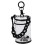Clear Figure Display Case PVC Transparent Doll Storage Bag with Chain Dustproof Protective Design 1