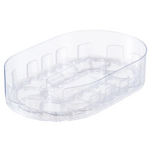 Clear Rotating Refrigerator Organizers With Removable-Clear
