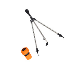 360 Rotating Garden Sprinkler On Adjustable Tripod Base 3/4Inch