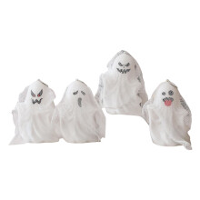 Décorations de fête d'Halloween, décors fantômes suspendus