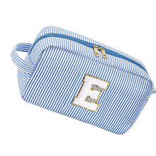 Kosmetiktasche mit großer Kapazität,-Blaue Streifen Y