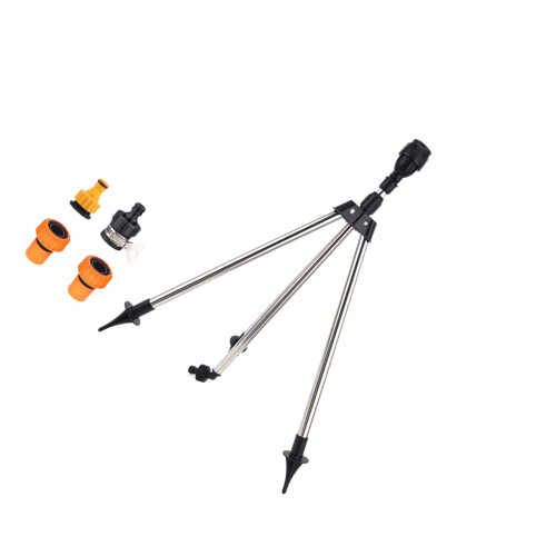 Adjustable 360 Degree Rotating Tripod Sprinkler With 1Inch