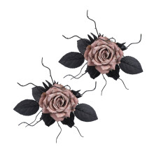 Embrasses de rideaux décoratives, boucles de-Marron rustique
