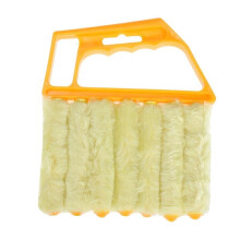 Blind Cleaning Brush with DualSided Microfiber for Fast Dust Pickup, Venetian Window Duster Tool