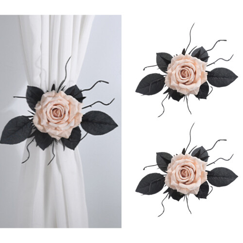 Curtain Tiebacks Decorative Curtain Holdbacks-Vitality powder 1
