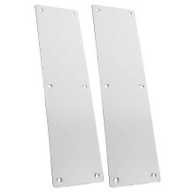 Stainless Steel Fireproof Push Plates for Interior Doors, Set of 2 for Enhanced Safety and Durability