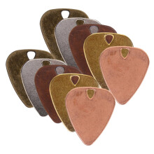 Metal Guitar Picks Set 30pcs Thick Durable Reusable Plectrums for Acoustic and Electric Guitar