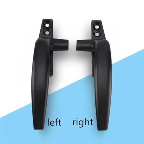 Aluminum Alloy Window Handle with Lock Core White Left Hand Replacement Secure and Corrosion‑Resistant 2