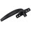 Aluminum Alloy Window Handle with Lock Core White Left Hand Replacement Secure and Corrosion‑Resistant 5