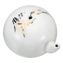 Calligraphy Ink Dish Yellow Ceramic Ink Water Well with Precise Water Control and Easy Clean Surface