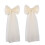 2Pcs Bowknot Curtain Rope Tiebacks Curtain Decorative- Beige 1
