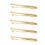 Serrated Edges Stainless Steel Kitchen Gadgets Eggshell-Gold 1