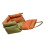 Dog Car Seat Bed With Storage Pocket Shockproof Padding-Green 1