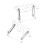 2Pieces Stackable Serving Stands for Ice Cream Cones Hand-Clear 1
