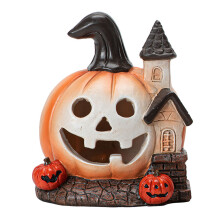 Décorations de citrouille d'halloween, Figurines miniatures en-L
