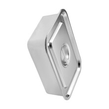 Functionele roestvrijstalen ovenpan met doorzichtig-Model B