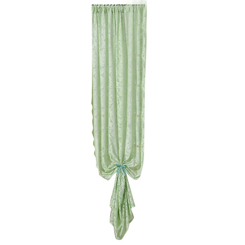 Rideaux de fenêtre en dentelle élégants, installations-Vert 2