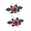 Drape Tieback Holders Curtain Tiebacks Curtain-Good luck red 1