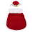 Modisches Haustier-Outfit-Set mit Kronenhut,-Rot M 1