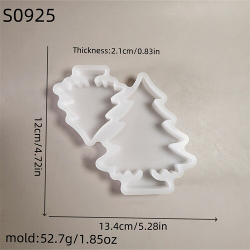 Christmas Tree Candle Molds Silicone Mould Plasters Molds 2