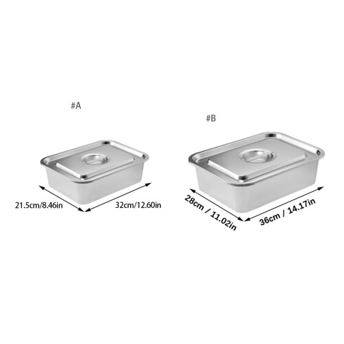Premium 304 Steel Baking Tray Clear Covers For Baking-Model A 1