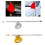 Telescoping Car Flag Poles Suction Mount-Silver with 1.2m fla 4