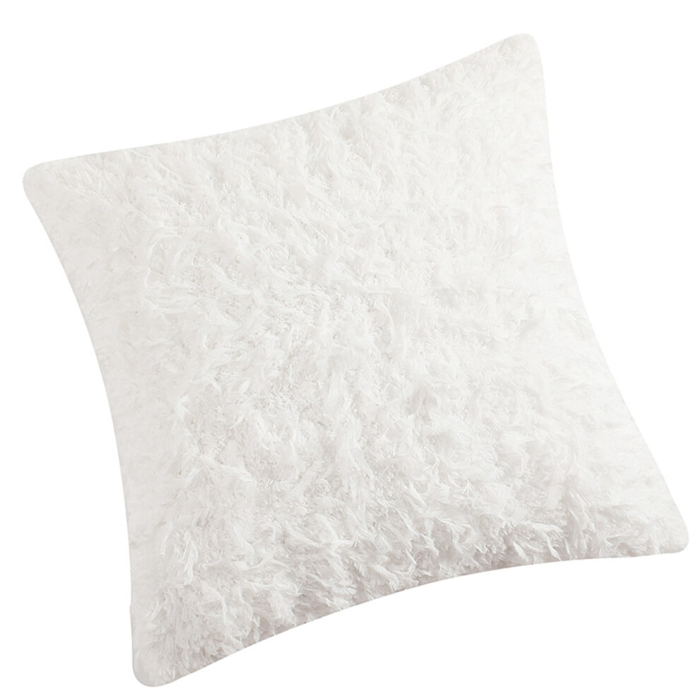 Feathered Like Plush Pillow Cover Nordics Designs-45 45 White
