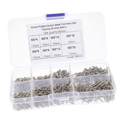 Computer Screw Assortment Kit for SSD and Hard Drive Mounting, Broad Device Compatibility, Organized Box