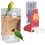 Bird Cage Feeder Waterer Set 2 Pack Visible Food Level-Burgundy 1