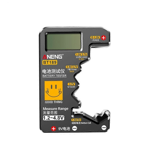 (black) Bt-189 Batterikapacitet Tester Batteritester Bt189