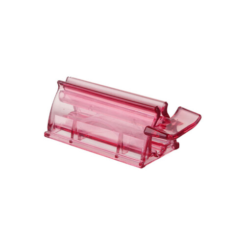 Toothpaste Dispenser Tube Squeezer Space Saving-Purple red