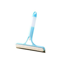 (Blue) 3 in 1 Window Cleaning Scraper,2025 New Squeegee for Shower Glass Spray Function