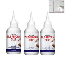 3pcs 150ML Tile Gap Refill Agent Grouting Fill Tile Glue Sealer Repair Porcelain Ceramic Glue Floor Gap Fillin Beauty Sewing Agent