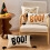 Housse de coussin brodée lavable, thème d'halloween, oreiller-B 4